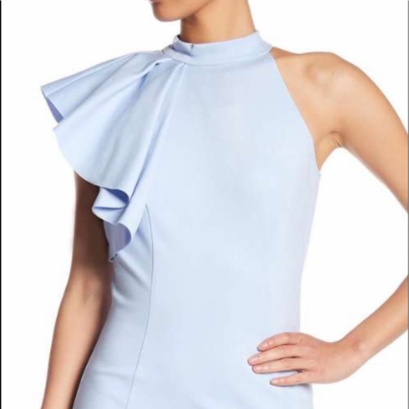 love...ady Dresses & Skirts - Lovely ruffle bodycon blue dress